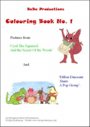 Colouring Book Cyril And Dillon No. 1